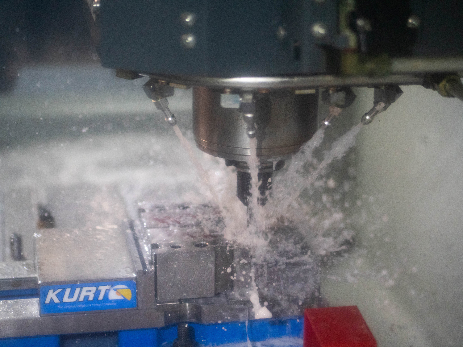 Machining blasting